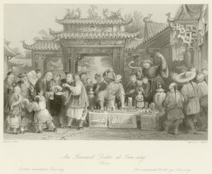 Wędrowny lekarz w Tien-sing autorstwa Thomas Allom