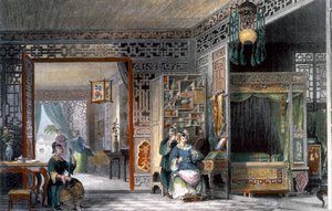 Buduar i sypialnia starszej pani, Chiny, 1843
