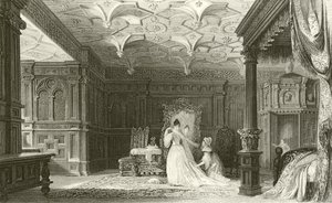 Wnętrze Sizergh Hall, Westmorland autorstwa Thomas Allom
