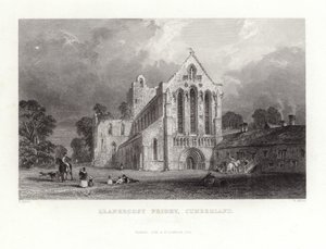 Klasztor Lanercost w Cumberland autorstwa Thomas Allom