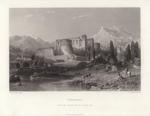 Pergamos, Turcja autorstwa Thomas Allom