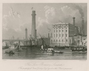 Browar Lion w Lambeth autorstwa Thomas Allom