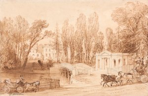Thorncroft, niedaleko Leatherhead autorstwa Thomas Allom
