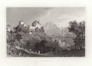 Tyrol autorstwa Thomas Allom