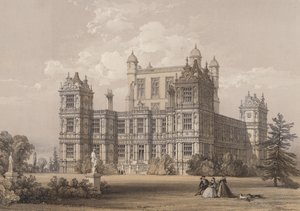 Wollaton Hall, Nottinghamshire autorstwa Thomas Allom