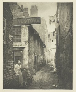 Old Vennel przy High Street autorstwa Thomas Annan