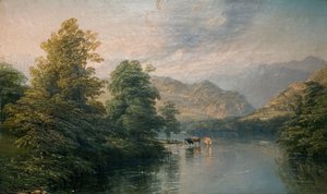 Ullswater z mostu Pooley, 1847.
