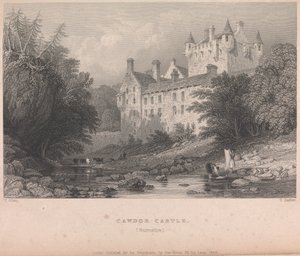 Zamek Cawdor, Narnshire (wyd. G. Virtue); strona 59 (tom pierwszy)