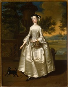 Thomas Bardwell, Portret Mary Jodrell / Malarstwo, 1755