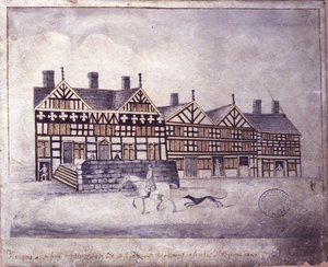 Wiszący Rów, Manchester, 1819 (pióro i atrament i pranie na papierze)