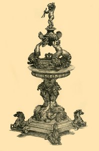 Srebrna ozdoba stołu, 1680-1699, 1881.