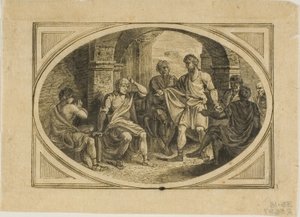 Bajka: Chwalący się podróżnik autorstwa Thomas Bewick
