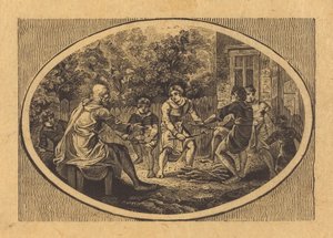 Der alte Mann und seine Söhne autorstwa Thomas Bewick