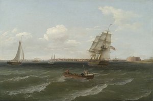 Port w Nowym Jorku, 1813 r.