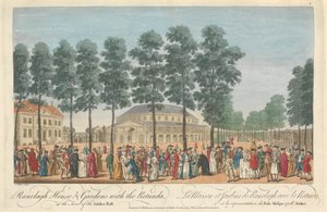 Ranelagh House & Gardens z Rotundą w czasie balu jubileuszowego autorstwa Thomas Bowles