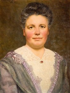 Portret Geraldine Cadbury Nee Southall, 1912. autorstwa Thomas Bowman Garvie