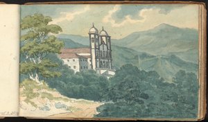 Album studiów pejzażowych i figurologicznych: Willa w górach