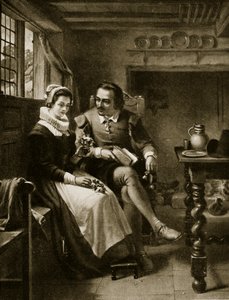 Zaloty Szekspira, ilustracja z "Hutchinson