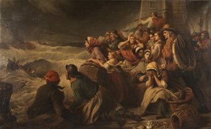 Łódź ratunkowa płynąca na ratunek