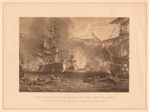 Bombardowanie Algieru przez Lorda Exmouth w 1816, 1878.