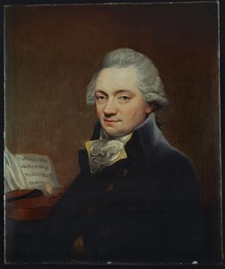 Johann Peter Salomon, wydawca Josepha Haydna w Londynie ... (olej na płótnie) autorstwa Thomas Bush Hardy