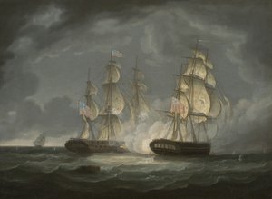 Prowadzenie akcji między prezydentem fregaty USA a H.M.S. Endymion, 1815