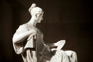 Rzeźba księżniczki Pauliny Borghese (marmur) autorstwa Thomas Campbell