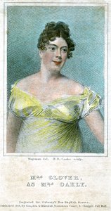 Pani Clover jako pani Oakly, 1818 r.