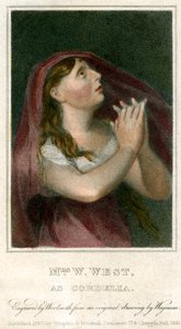 Pani W West jako Cordelia, 1820.