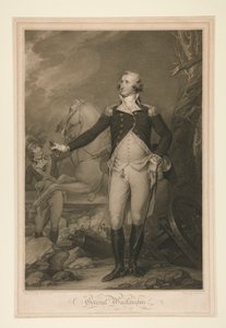 Jerzy Waszyngton w bitwie pod Trenton (1792)