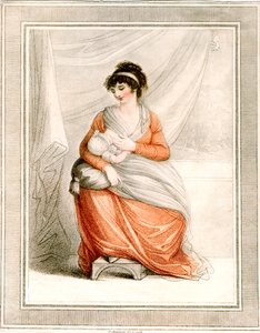 „Kobieta karmiąca piersią”, c1780-1820