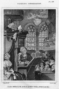 Zgromadzenie Śpiących, XVIII wiek. autorstwa Thomas Clerk