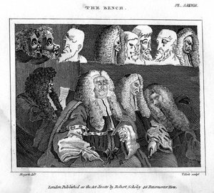 Ławka, XVIII wiek. autorstwa Thomas Clerk