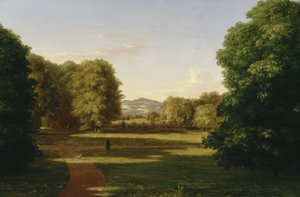 Ogrody posiadłości Van Rensselaer autorstwa Thomas Cole