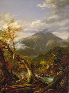 Przełęcz indyjska autorstwa Thomas Cole