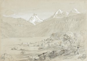 Krajobraz z Jungfrau autorstwa Thomas Cole