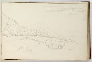 Góra Schroon z okolic głowy jeziora Schroon autorstwa Thomas Cole