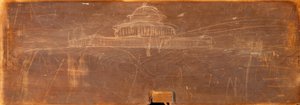Szkic do projektu Kapitolu stanu Ohio autorstwa Thomas Cole