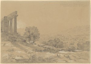 Świątynia Juno, Agrigento autorstwa Thomas Cole