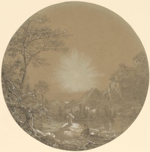 Krzyż na pustkowiu autorstwa Thomas Cole