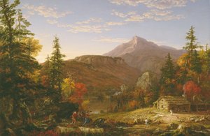Powrót łowcy autorstwa Thomas Cole