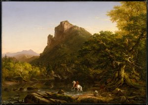 Górski bród autorstwa Thomas Cole