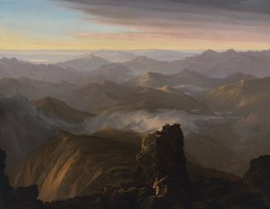 Widok z okolic szczytu Mount Washington, N.H. autorstwa Thomas Cole