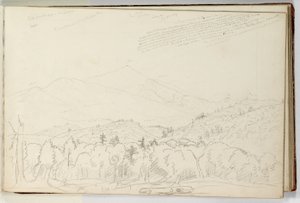 Widok na górę Schroon patrząc na północ 28 czerwca autorstwa Thomas Cole