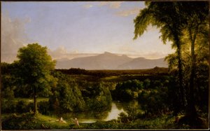 Widok na Catskills - wczesna jesień autorstwa Thomas Cole