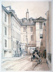 Austin Friars Street, City of London, 1851. autorstwa Thomas Colman Dibdin