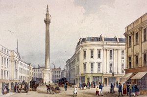 Pomnik, Londyn, ok. 1855 autorstwa Thomas Colman Dibdin