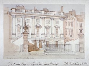 Widok Lindsey House, Lincoln