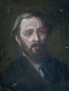 Portret rzeźbiarza Pier Pander (1864-1919)