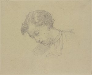 Głowa młodego mężczyzny autorstwa Thomas Couture